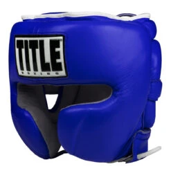 TITLE Boxing Leather Sparring Headgear -Cheap Boxing Gear Store fthg bl 1