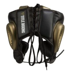 Golden Boy Training Headgear -Cheap Boxing Gear Store gbthg1 bk gd 03