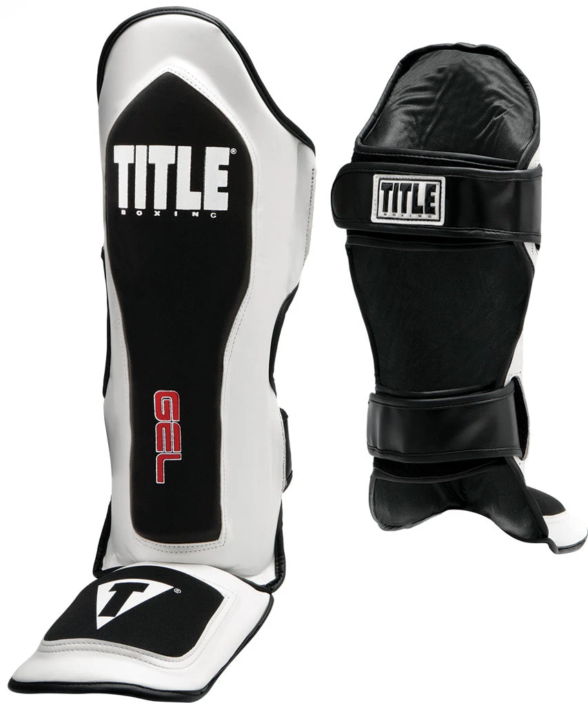 TITLE Boxing Gel Elite Pro Shin & Instep Guards 3 TITLE Boxing Gel Elite Pro Shin & Instep Guards