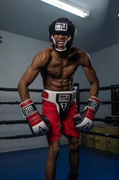 TITLE Boxing Gel World Full Face Training Headgear -Cheap Boxing Gear Store gthgf bk