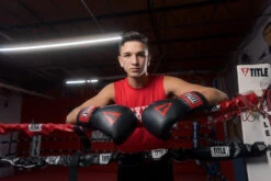 TITLE Boxing Gel Victor Sparring Gloves 15 TITLE Boxing Gel Victor Sparring Gloves -Cheap Boxing Gear Store gvsg bk wh rd 1