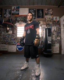 TITLE Boxing Inferno Intensity Lace Training Gloves -Cheap Boxing Gear Store itgli ace bk gd 3 2