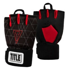 TITLE Boxing Defender Sublimated Glove Wraps -Cheap Boxing Gear Store ksgw bk rd 2 1