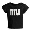 TITLE Boxing Raglan Crop Top -Cheap Boxing Gear Store kta 1 bk 1