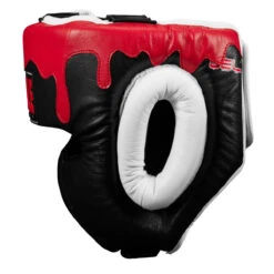 TITLE Boxing Gel Lava Leather Series Headgear -Cheap Boxing Gear Store mlvlhg bk wh rd 3 1