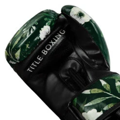 TITLE Boxing Floral Bag Gloves -Cheap Boxing Gear Store oaflbg gn bk 5 1