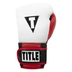 TITLE Boxing Gel Professional Series Training Gloves -Cheap Boxing Gear Store pgstg wh bk 03