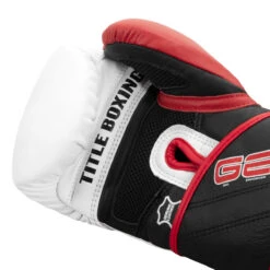 TITLE Boxing Gel Professional Series Training Gloves -Cheap Boxing Gear Store pgstg wh bk 05