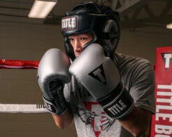 TITLE Platinum Premier Full Training Headgear 2.0 -Cheap Boxing Gear Store phgf2 bk sv 3 1