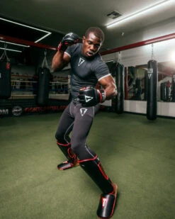 TITLE MMA Perform Hybrid Sparring Gloves 2.0 -Cheap Boxing Gear Store phsg2 bk rd 2 1