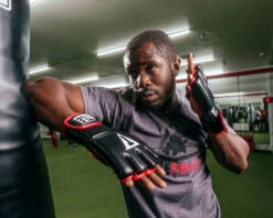 TITLE MMA Perform Hybrid Sparring Gloves 2.0 -Cheap Boxing Gear Store phsg2 bk rd 3 1