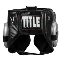 TITLE Platinum Traditional Training Headgear -Cheap Boxing Gear Store plhgt bk sv 4 1 1