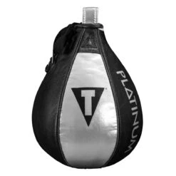 TITLE Platinum Momentous Speed Bag -Cheap Boxing Gear Store plmsb bk sv 2 1