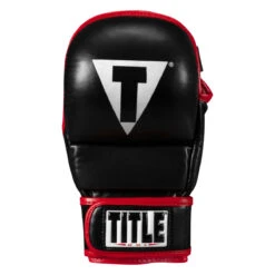 TITLE MMA Perform Safe Spar Glove 2.0 -Cheap Boxing Gear Store pssg2 bk rd 03