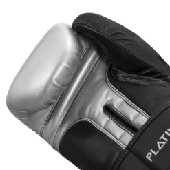TITLE Platinum Proclaim Power Boxing Bag Gloves -Cheap Boxing Gear Store ptppbg bk sv 05