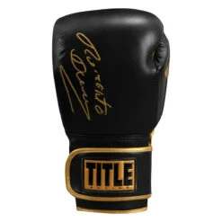 TITLE Boxing Roberto Duran Signature Leather Bag Gloves -Cheap Boxing Gear Store rdbg 03