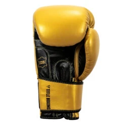 TITLE Boxing Roberto Duran Leather Training Gloves -Cheap Boxing Gear Store rdtg gd bk 04