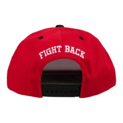 TITLE Boxing Rock Steady Fight Back Flatbill -Cheap Boxing Gear Store rscap4 rd bk 3