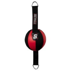 SCYntz Leather Double End Bag -Cheap Boxing Gear Store scydeb rd bk 1 1 1