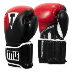 TITLE Boxing Speed-Trax Weighted Bag Gloves 10 TITLE Boxing Speed-Trax Weighted Bag Gloves -Cheap Boxing Gear Store stwbg bk rd 02