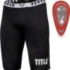 TITLE Boxing Pro Compress Shorts -Cheap Boxing Gear Store tb119 bk 01