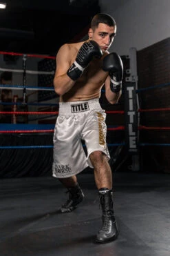 TITLE Boxing Speed-Flex Encore High-Top Shoes -Cheap Boxing Gear Store tbs 2 bk 1 1