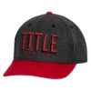 TITLE Boxing Chiseled Adjustable Cap 1 TITLE Boxing Chiseled Adjustable Cap -Cheap Boxing Gear Store tcap75 bk rd 1 1