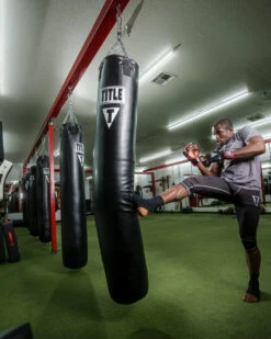 TITLE Boxing 100lb Synthetic Thai Heavy Bag -Cheap Boxing Gear Store thbv bk 2