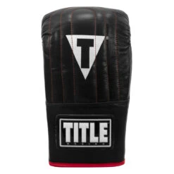TITLE Boxing Professional Old School Leather Bag Gloves 3.0 -Cheap Boxing Gear Store tlsbg3 bk 03