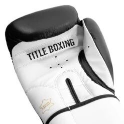 TITLE Premier Leather Super Bag Gloves 2.0 -Cheap Boxing Gear Store tsbg2 bk wh 005 1 1