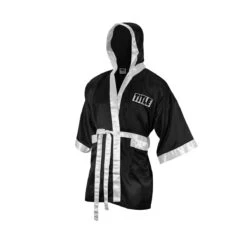 TITLE Boxing Fingertip Robe -Cheap Boxing Gear Store tsrf bk wh 2