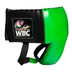 WBC By TITLE Boxing Groin Protector -Cheap Boxing Gear Store wbcgp gn bk 4 1