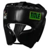 WBC By TITLE Boxing Sparring Headgear -Cheap Boxing Gear Store wbchg bk 1 1