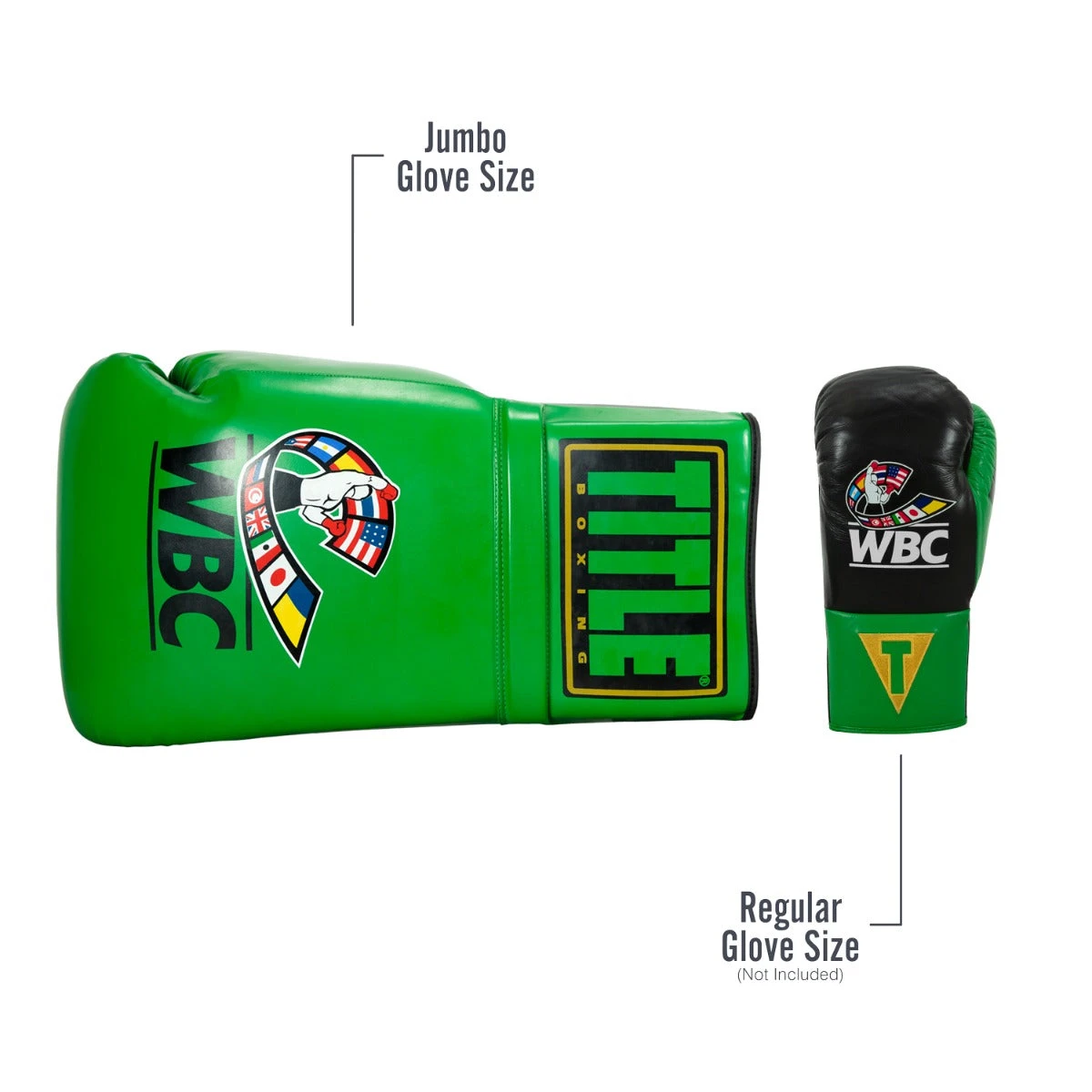WBC By TITLE Boxing Jumbo Gloves 7 WBC By TITLE Boxing Jumbo Gloves - Image 5