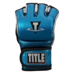 TITLE MMA Menace Metallic Training Gloves 20 TITLE MMA Menace Metallic Training Gloves -Cheap Boxing Gear Store xmmtg bl sv 003