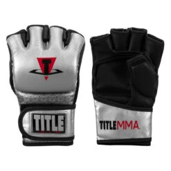 TITLE MMA Menace Metallic Training Gloves 23 TITLE MMA Menace Metallic Training Gloves -Cheap Boxing Gear Store xmmtg sv bk 001 1