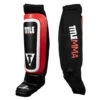 TITLE MMA Shin-N-Instep Pull-On Guards -Cheap Boxing Gear Store ztsnsg bk rd 1